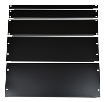 19” Blank Rack Panel With Black F 